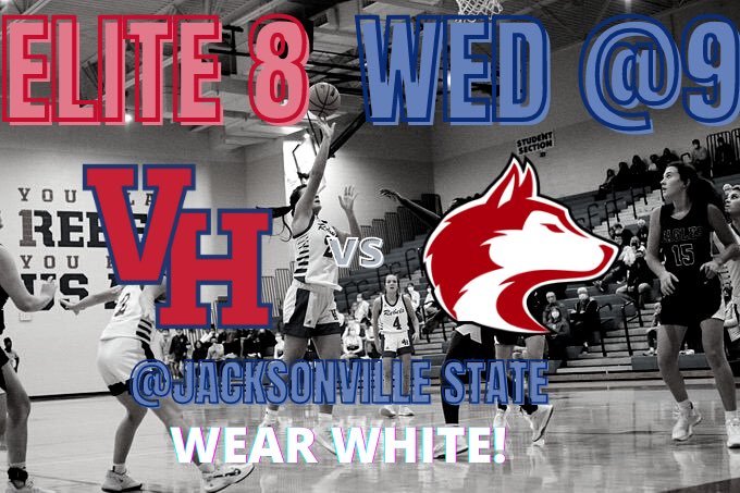 1rebelgirlhoops's tweet photo. Tomorrow! Regional final vs. Hewitt at JSU. Game time is 9:00 am. Wear white! Go Rebels! https://t.co/1v6qLQrAZk