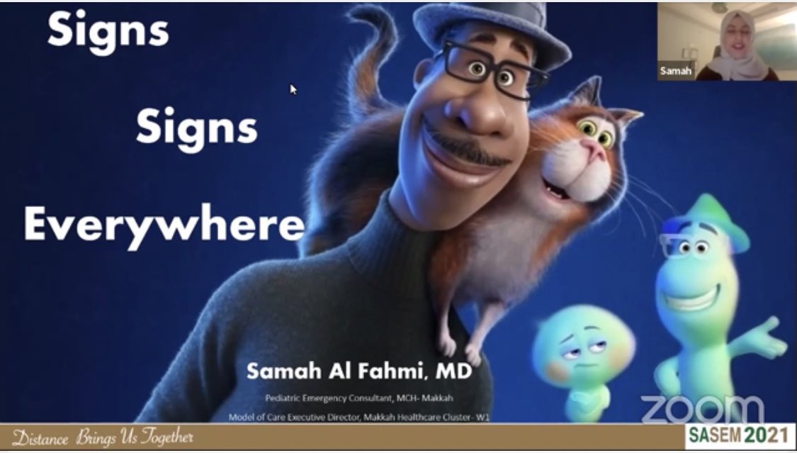AmaloIi's tweet image. Some of the memorable points from Dr. @samahabed ‘s talk:
~ Every time you step into the ER, live every minute of your shift. 
~ Parents are looking for someone to make them feel better. 
~ Always check on your team. 

#SASEM2021
#Distance_Brings_us_Together