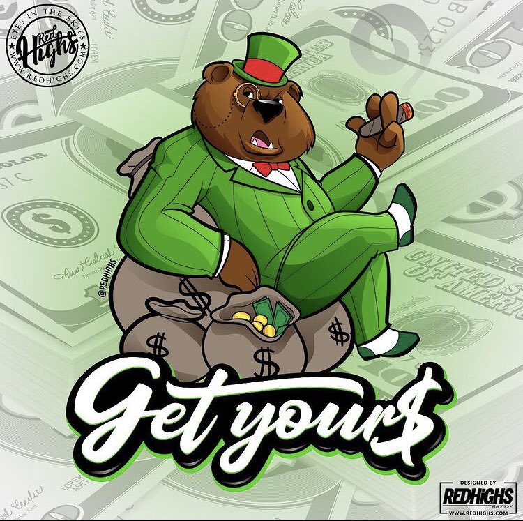 HighsRed's tweet image. 💵 GET YOUR$ 💰 
« Monopoly bear »
✏️ By @HighsRed 
.
.
#getyours #money #moneyart #moneyartwork #dollars #bitcoin #crypto #cryptoart #cryptomonnaie #eth #btc #ethereum #redhighs #digitalart #digitalartist #california #monopoly #monopoli #blockchain