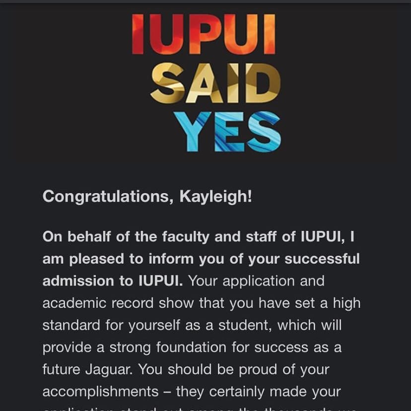 PikeDanceTeam's tweet photo. Please join us in congratulating senior dancer Kayleigh Johnson on receiving acceptance letters from University of Indianapolis and IUPUI! She was also awarded the Richard G. Lugar Scholarship from UIndy! Congrats Kayleigh!!! We are so proud of you! #PikeDance #PikeProud https://t.co/qtQJY8F4hp