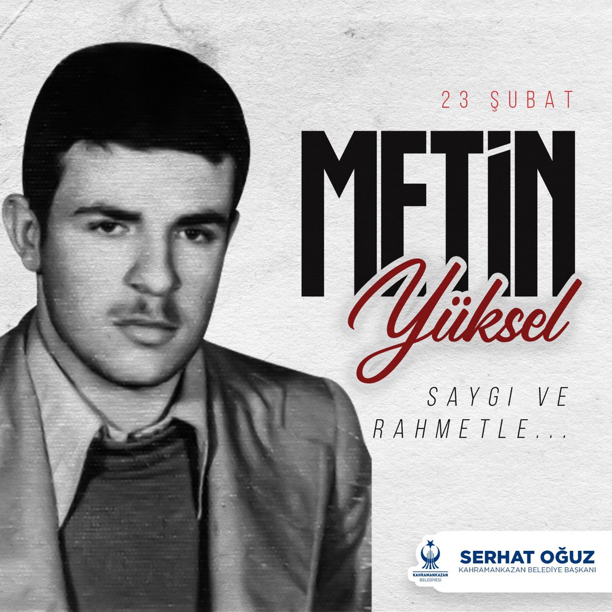 ‘Bizi de bulur mu ölüm bir cami avlusunda...’ 

#MetinYüksel