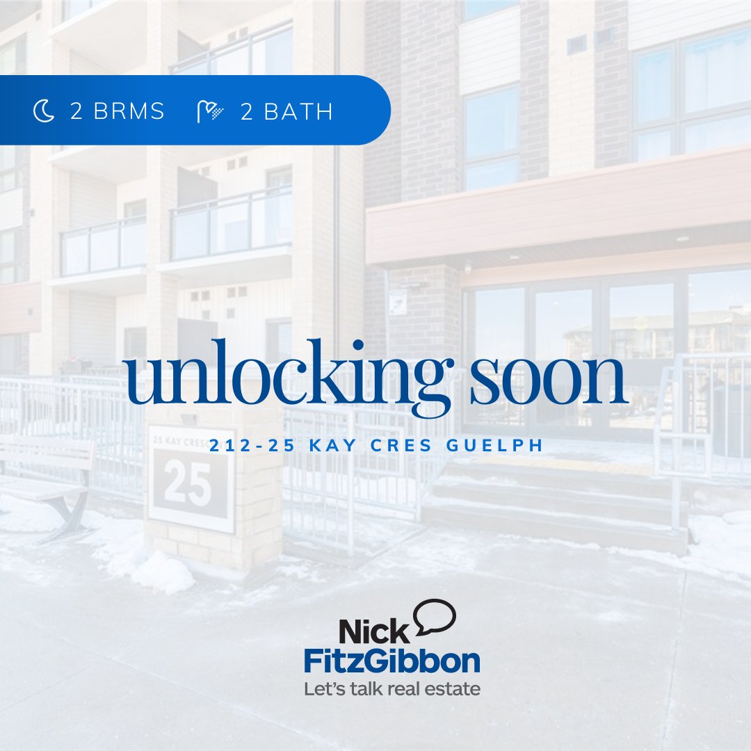212-25 Kay Cres Guelph
Features:
- Large kitchen with island
- In-suite laundry
- Overlooking green space 
#guelph #guelphlife #guelphrealtor #guelphontario #movetoguelph #coldwellbanker #newlisting #condolife #condoliving #homeforsale #realestateinvesting #homebuyers