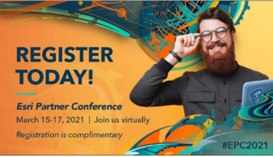 EsriPartners's tweet photo. Virtual.  Complimentary.  Whether you’re a new or an experienced #Esri Partner or distributor, learn how we can better promote your solutions and offerings, and help you expand your network.  #epc2021 
https://t.co/Y4OCGqqTsV https://t.co/zYjpom6f5E