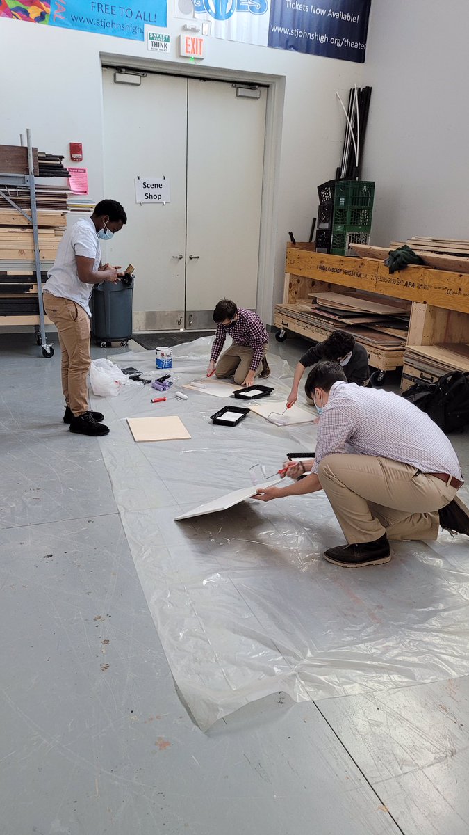 SaintJohnsArts's tweet image. Very excited about the Diversity Art Project being created by students from many different groups on campus.  Had a sneak peek of a board yesterday and I am excited to see and share the finished project!  Thank you to the students involved for their important work and message!