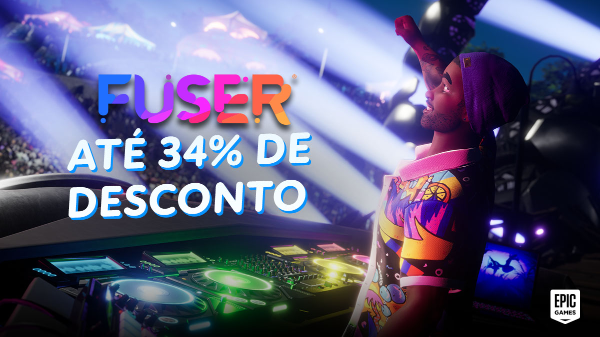 FUSER (@fusergame_br) on Twitter photo Só mais 2️⃣ dias para você subir ao palco do festival e criar mixes perfeitos com desconto! Compre o FUSER com até 34% off na <a href="/EpicGames/">Epic Games Store</a> Store, até 25 de fevereiro: epicgames.com/store/product/… #PlayFUSER Só mais 2️⃣ dias para você subir ao palco do festival e criar mixes perfeitos com desconto! Compre o FUSER com até 34% off na <a href="/EpicGames/">Epic Games Store</a> Store, até 25 de fevereiro: epicgames.com/store/product/… #PlayFUSER