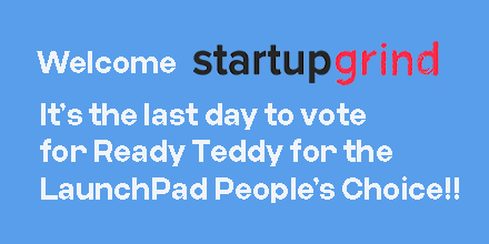 ReadyTeddyVR's tweet photo. Ready Teddy is a #LaunchPadPitch Finalist and today, Feb 23, is the last day to vote in the people's choice award! Cheer us on to victory and please support us with a vote to secure a piece of $50k in prizes. Vote here> https://t.co/MOU4Vl7WCg https://t.co/QeEOihNqO4