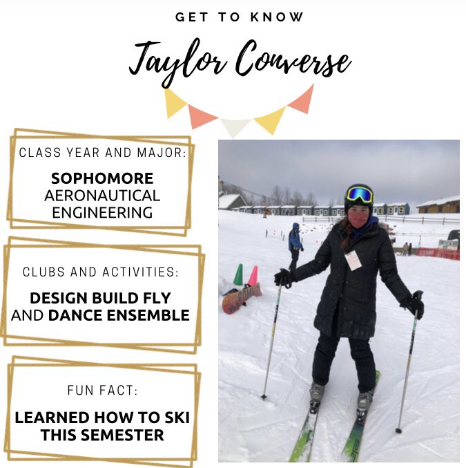 ClarksonHonors's tweet photo. Hi All! This is Taylor and she is our first student spotlight!
Taylor works with Professor Bazzocchi. Their research involves CubeSats, which are essentially miniature satellites. Through their work they hope to complete autonomous biological studies on the CubeStats. https://t.co/ZbsBSfyCzG