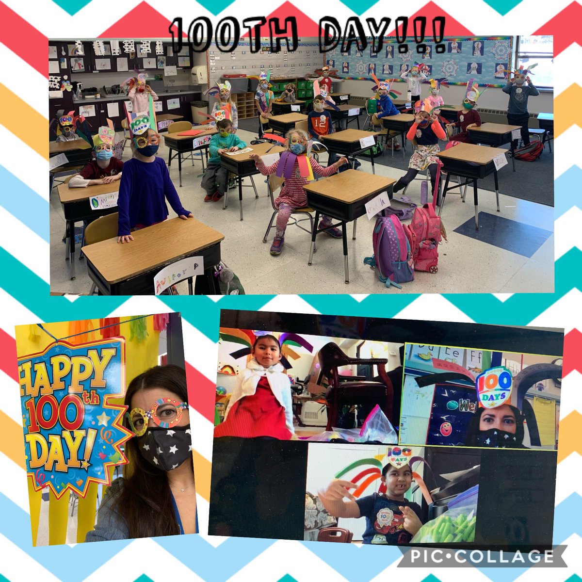 100th day fun with this awesome crew! We sure had a blast today celebrating this milestone🎉