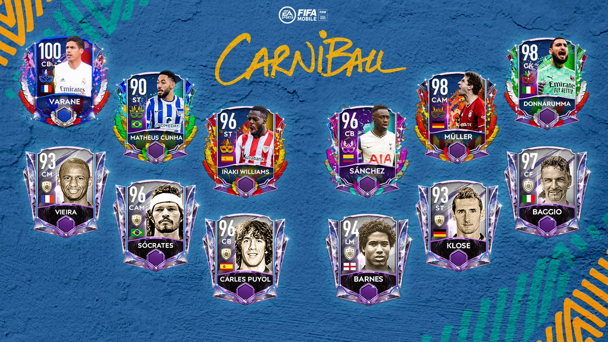 Are you excited for this years FIFA Mobile Carniball event? I am! Here's my FIFA  Mobile 21 Carniball concept card design! 🔥🎨