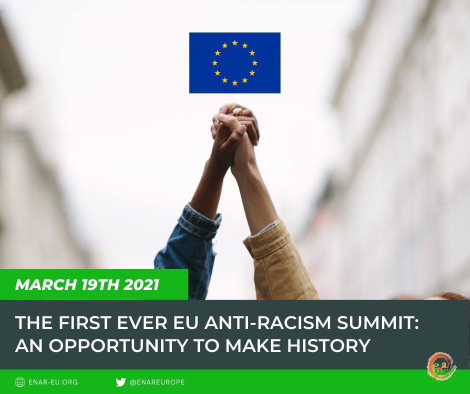 ENAR and Equinox with 81 partners send an open letter to President of <a href="/EU_Commission/">European Commission</a> <a href="/vonderleyen/">Ursula von der Leyen</a> ahead of the first #EU #antiracism Summit.

We want high-level political leadership, participation and discussions on the real issues.

enar-eu.org/Open-letter-to…

<a href="/EU_Justice/">EU Justice</a> #ARAP