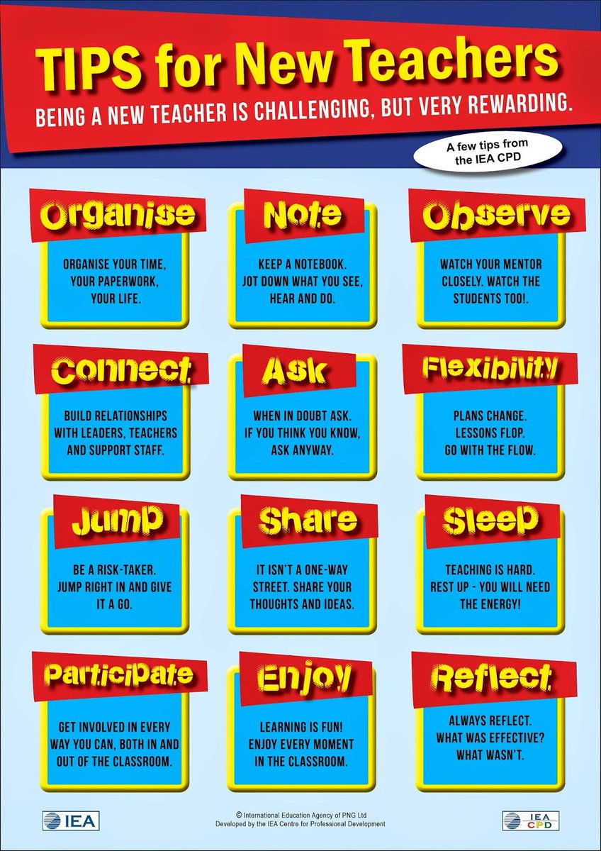 chobhamacademy's tweet image. Being a new teacher is challenging, but very rewarding. Below are habits of effective and successful new teachers – well really, all educators. #professiondevelopment