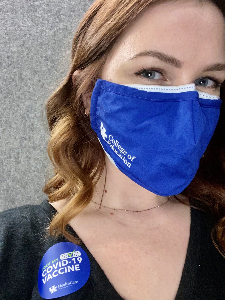 EHollidayPhD's tweet photo. So grateful for scientists, healthcare workers, and an employer that prioritizes employee and community health! #GoCatsBeatCOVID https://t.co/2MxY7nrkdi