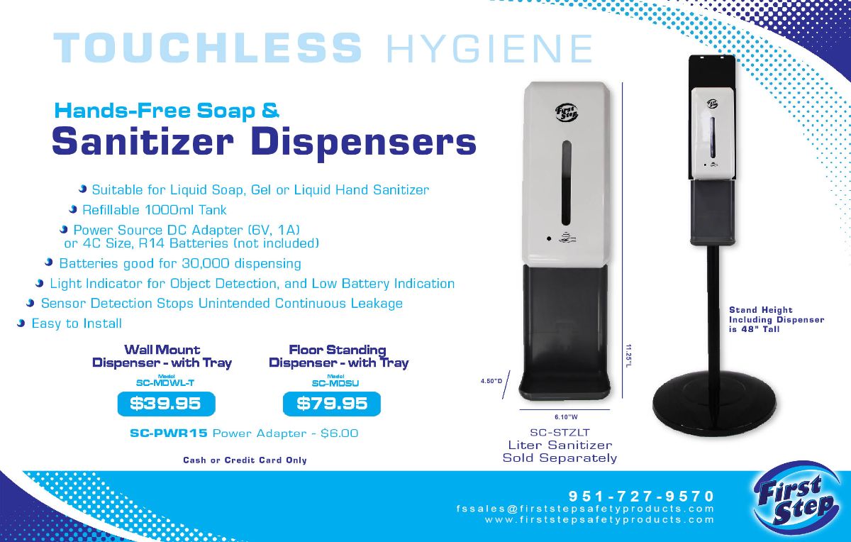 Wall Dispenser with Tray for $39.95 - mailchi.mp/firststepsafet…