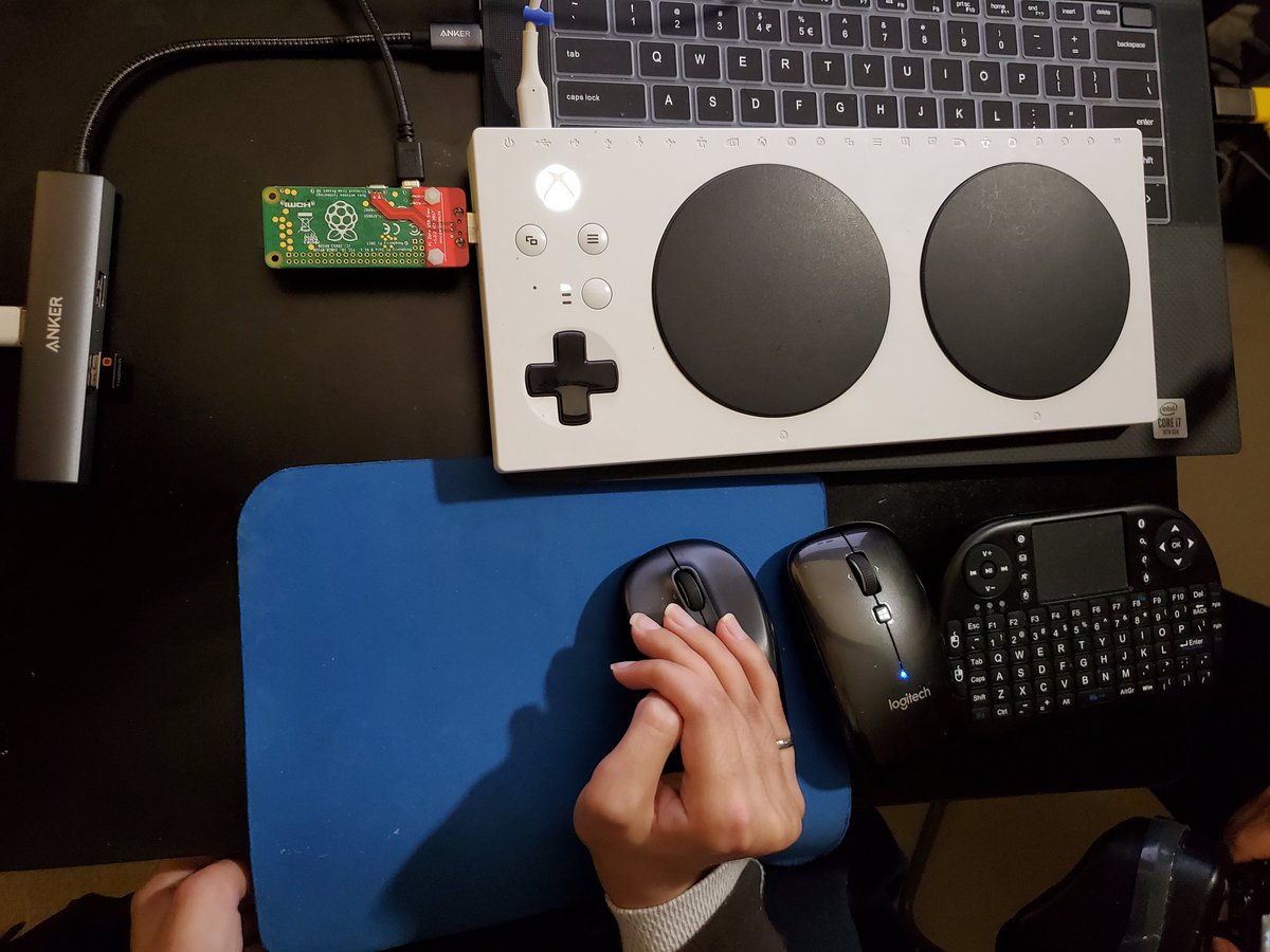 milador's tweet image. After more than a year of looking at different solutions, I am happy to announce that I created two different solutions to use BT Mice/keyboard as input for #XboxAdaptiveController. Next testing it with different mouse options and maybe BT Wheelchair controllers. #assistivetech