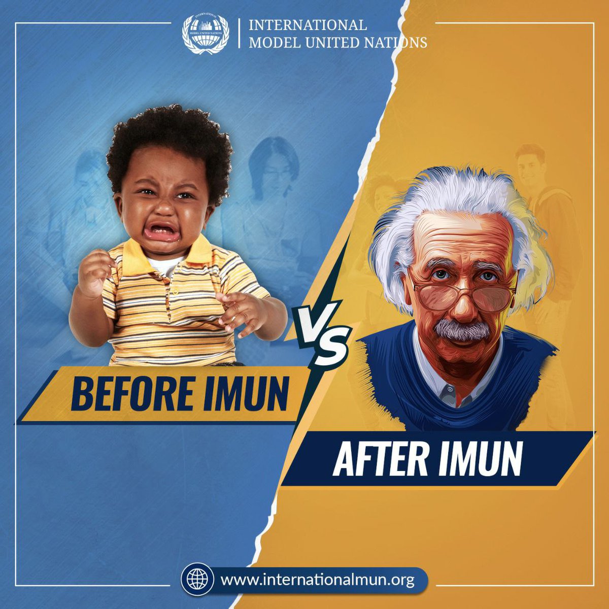 JaniShamz's tweet photo. Want to be an achiever like Einstein? Gone are the days when good grades alone determined performance 🤩 Nowadays, it's all about holistic achievements, social responsibility, leadership, international experience🔥 All of which, you get by being an IMUN delegate. @imunofficial https://t.co/3KGm5u8Pzx