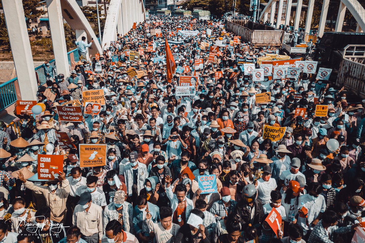 To be clear dictatorship
Where's ASEAN on it.
From Burma Spring
What're we helping!#BurmaGeneralStrike #AgainstMyanmarMilitaryCoup #WhatsHappeningInMyanmar
