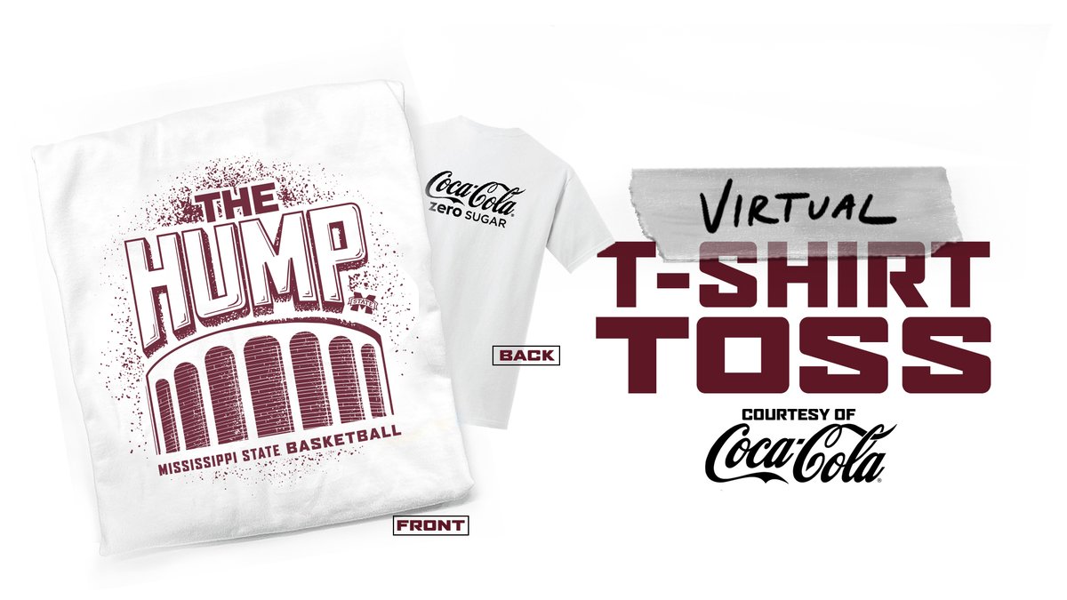 30 minutes out from <a href="/HailStateWBK/">Mississippi State Women's Basketball</a> vs. Auburn tipping off at The Hump! 

Retweet and you could win a Mississippi State Basketball T-Shirt, courtesy <a href="/CocaCola/">Coca-Cola</a> 

#HailState🐶