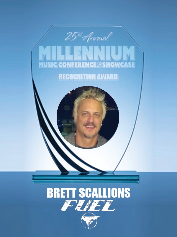 So many great people have been integral to the seeming perpetuity of the annual Millennium Music Conference &amp; Showcase. With thanks and gratitude, we bestow the 25th annual's virtual Recognition Awards.
Brett Scallions - Fuel