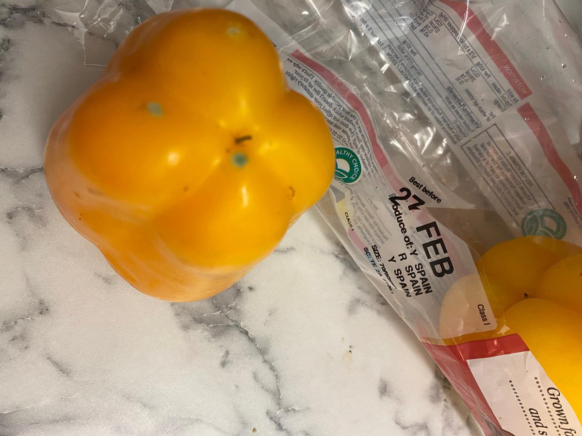 When you go to cook peppers that you purchased today from @Tesco and they look like this! .... They have 4x days left on them! Gross! In the bin they go then! 😡 @SarahWelsh_  #mold #gross #inedible #Tesco #food #foodie