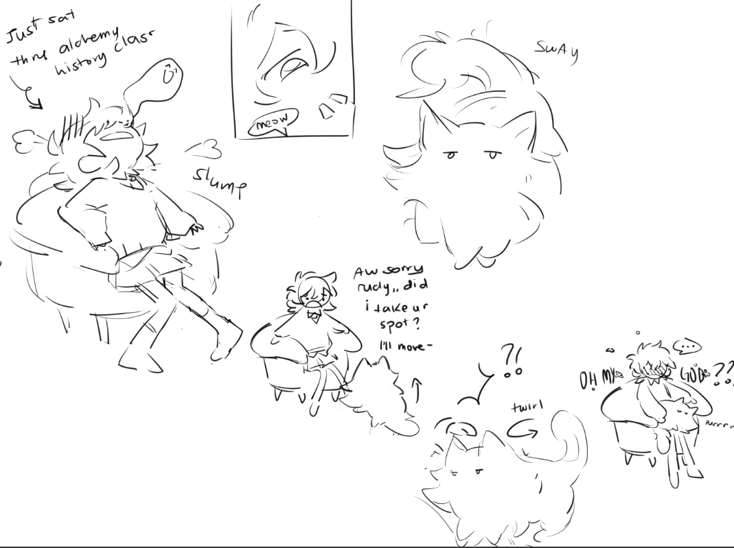 HOGWARTS SONA DOODLES!!! 