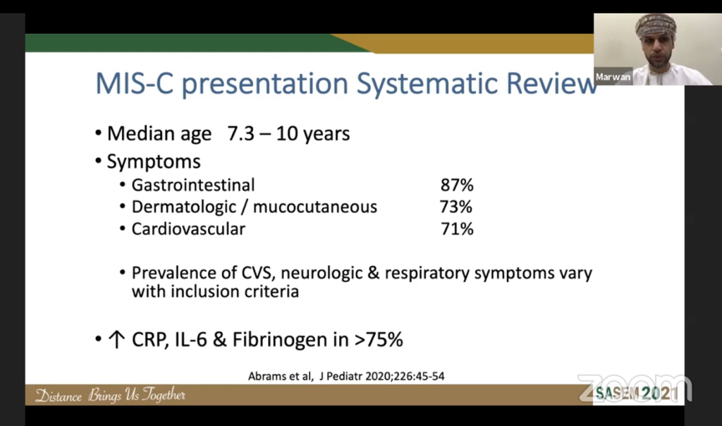 Az_Arf's tweet image. Very Nice review on MIS-C by Dr. Marwan 👍🏻

#SASEM2021
