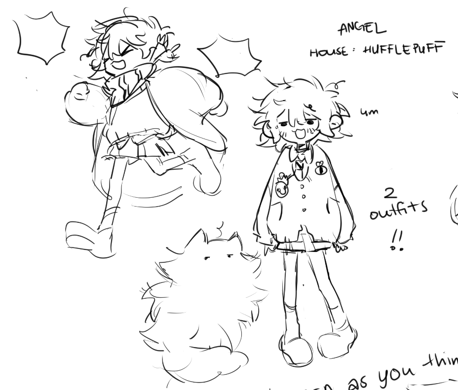 HOGWARTS SONA DOODLES!!! 