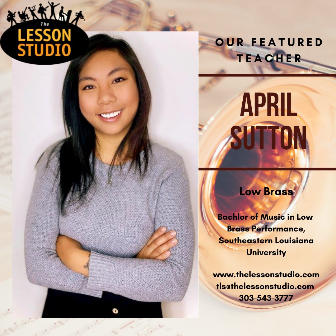 TLSBoulder's tweet image. Meet our featured teacher this week, April Sutton! Check out April's blog on the subtle differences between baritone and euphonium (bari/euphonium players - did you know them all?) --&amp;gt; zcu.io/cWhX 
#thelessonstudio #trombonelessons #tubalessons #baritonelessons
