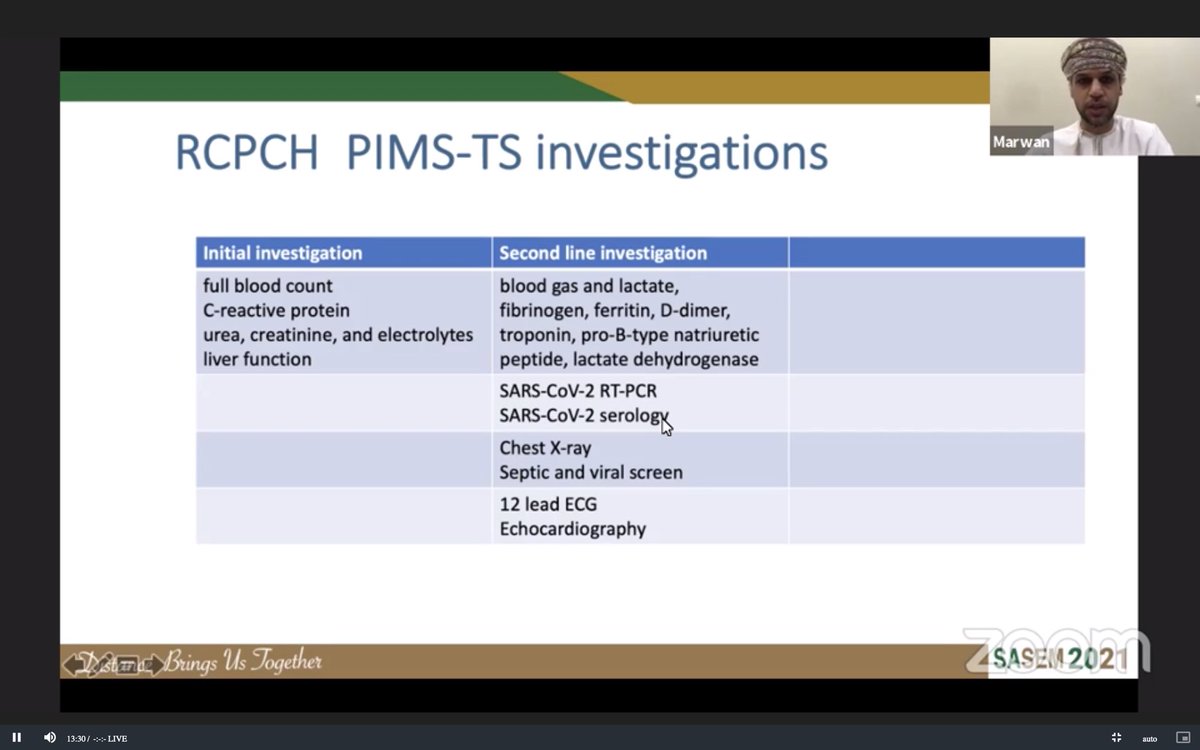YaraAlGoraini's tweet image. MIS-C addressed nicely and updated by dr marwan.. thank you🙏🏻 #SASEM2021