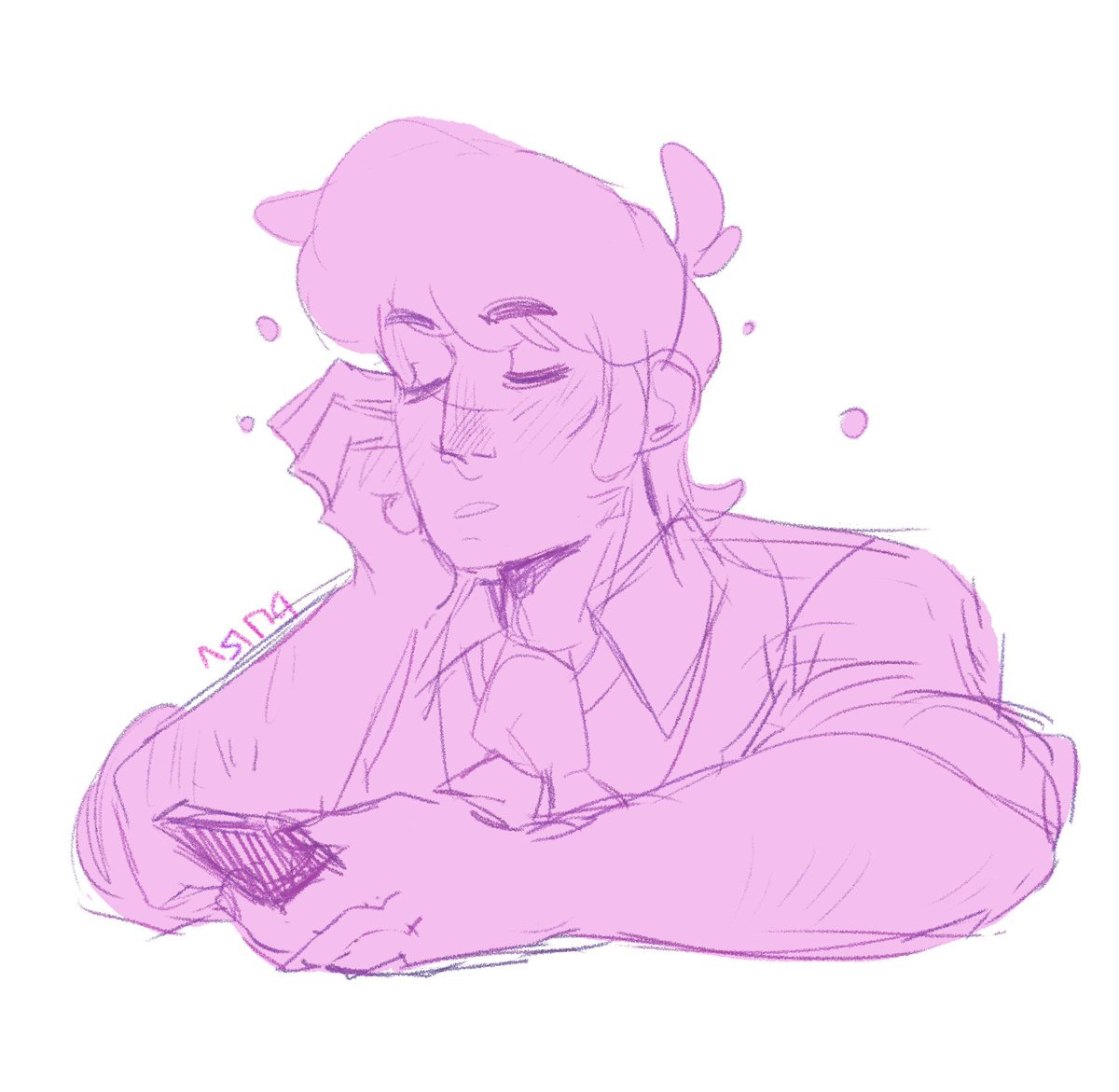 LyapKate's tweet photo. he wanted to wish you sweet dreams but passed out himself 🤧
#Lewis #MysterySkullsAnimated https://t.co/Fnl0rHD1qO