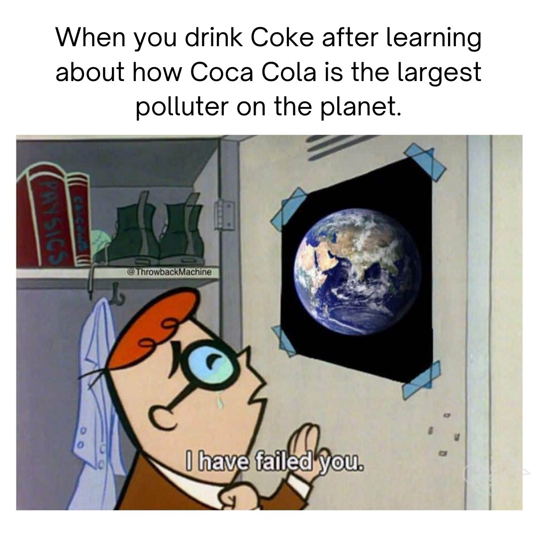 ThebioGoNation's tweet photo. Be strong!!!! #cocacola #zerowaste https://t.co/v39Ksfuhly