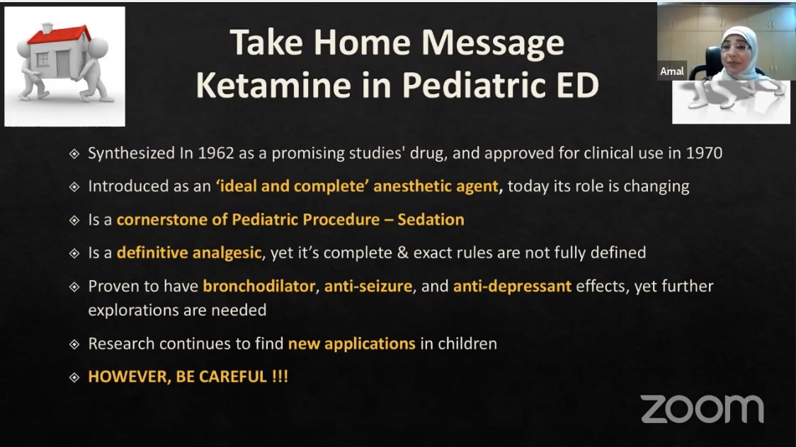 AmaloIi's tweet image. #SASEM2021 saved the Best for last

Take home messages from Dr. Amal Yousif about Ketamine in Pediatric ED