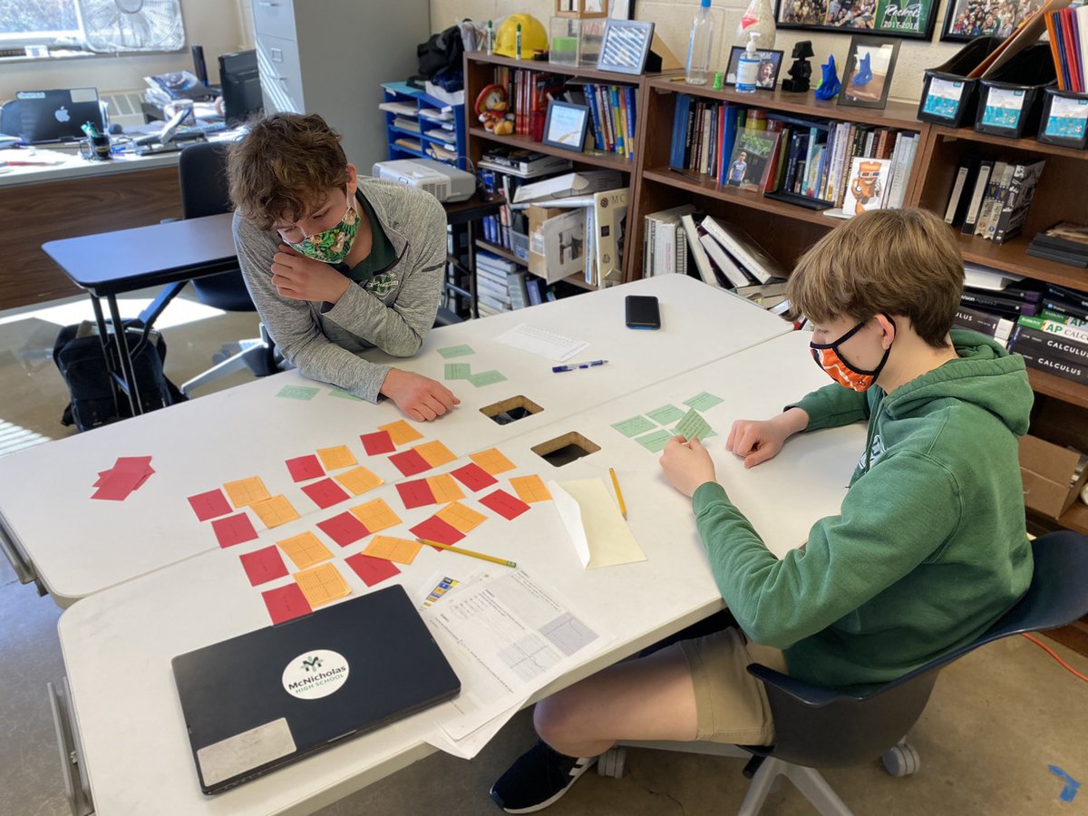 MathDalton's tweet photo. AP Calculus worked on matching slope fields, with graphs, and descriptions. #RocketsLearn #ThePowerOfMath https://t.co/cSKKGykEzE