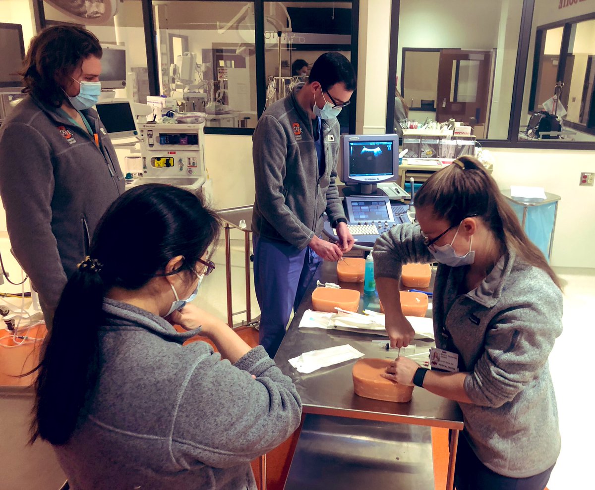 <a href="/OKStateRads/">OSUCHS Radiology Residency</a> SimLab today at <a href="/OSUMedicine/">OSU Center for Health Sciences</a> practicing bone marrow aspiration and ultrasound guided biopsies.  #radres
