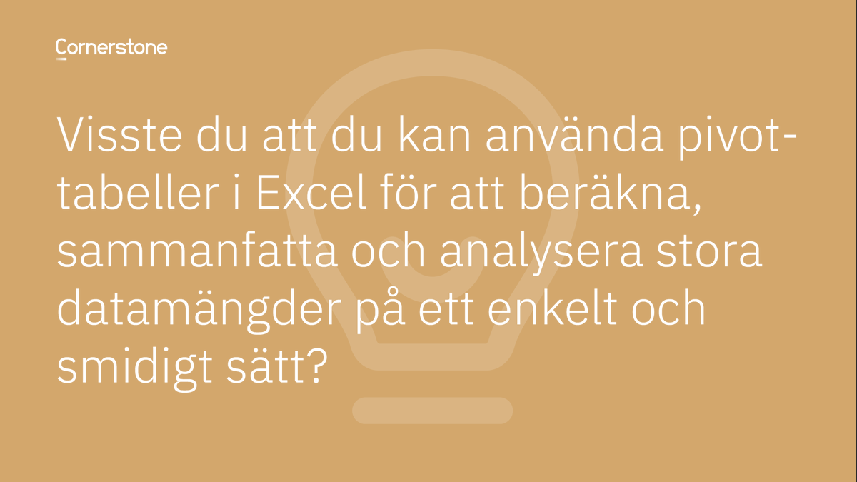 CornerstoneSwe's tweet photo. Effektivisera ditt dagliga arbete med en kurs inom Excel, Word eller kanske PowerPoint. Se hela utbudet av användarutbildningar här: https://t.co/Afj4vhG74v

#Cornerstone #Utbildning #Excel https://t.co/fWI0LkX8Gh