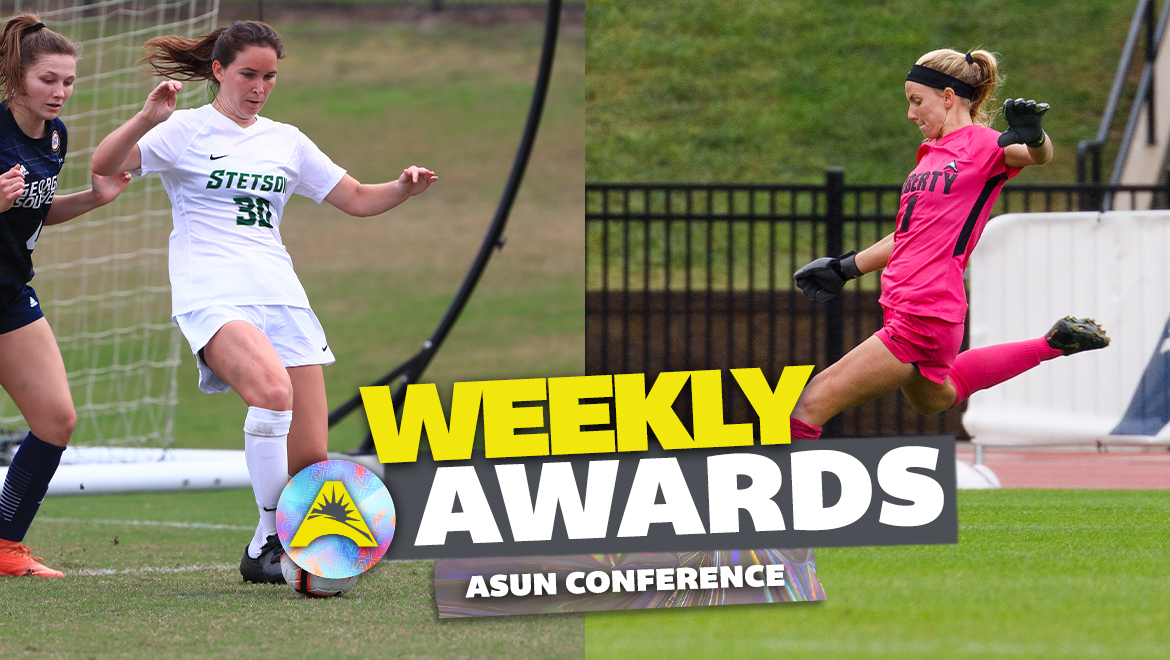 ASUNSports's tweet photo. The @ASUNSoccer Weekly Awards β½οΈπ
π΅ Jovoney Brown - @OspreyMSOC
π΅ LJ Estes - @OspreyMSOC
π°: https://t.co/HCi6aT7aEe
π’ Jackie Fiacco - @StetsonWSoccer
π΄ Melody Jayroe - @LibertyWSoccer
π°: https://t.co/vy73OUwQPN
#ASUNBuilt https://t.co/mTKklEFfYe