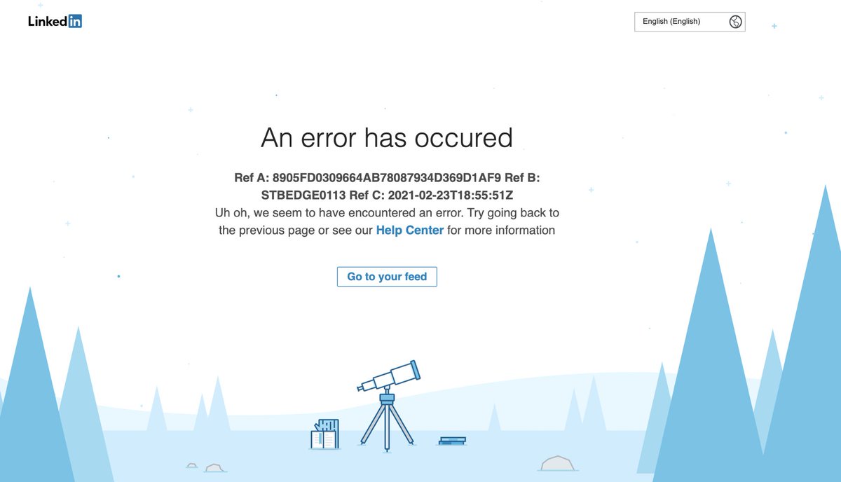 Is <a href="/LinkedIn/">LinkedIn</a> down!