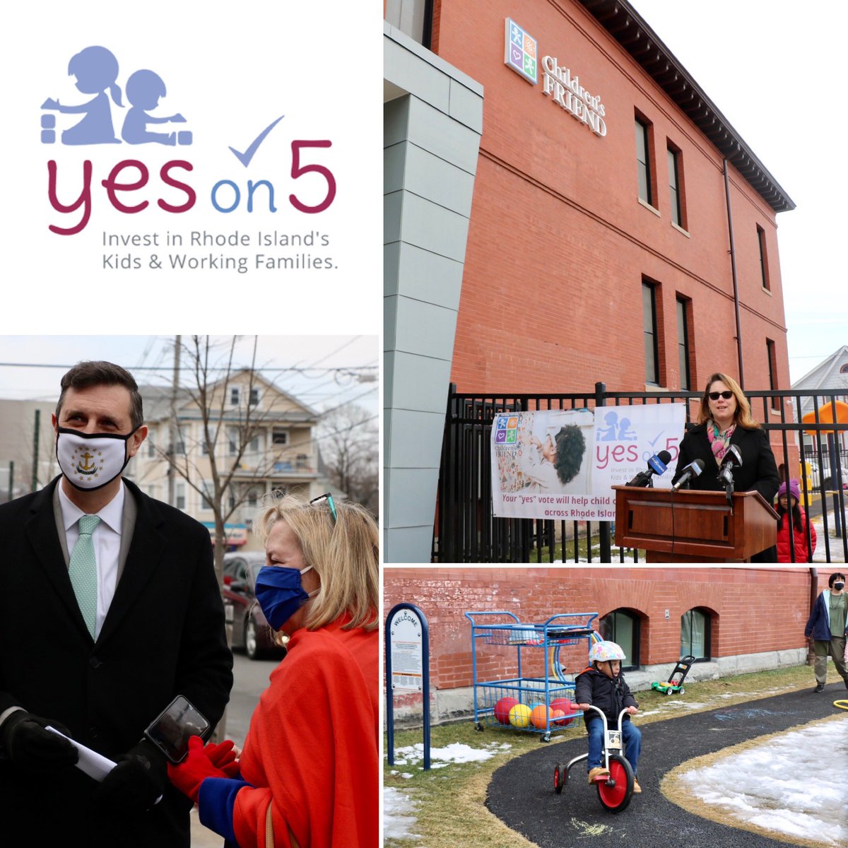 courthawkpvd's tweet photo. COVID-19 has shined a bright light on the importance of our early childhood education for families and their children. Now it’s time for us to make the investments in this system to provide quality care and education to all kids. @VoteYesOn5RI on March 2, 2021. https://t.co/KLFlhfSBlq