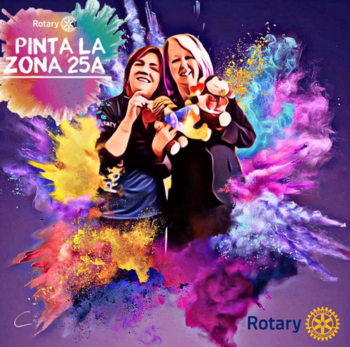 RotaryES's tweet photo. La Coordinación de Imagen Pública de la Zona 25A celebra los 116 años de servicio de Rotary con #Rotarypinta. Comparte en las redes sociales la manera en que tu club o distrito pinta de esperanza un mundo mejor https://t.co/hx6bKzNJUC https://t.co/yUPiezKTRj