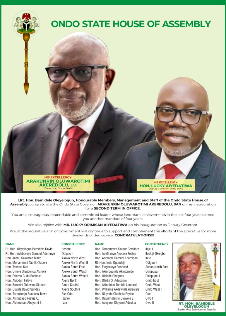 Ondo State House of Assembly tweet media