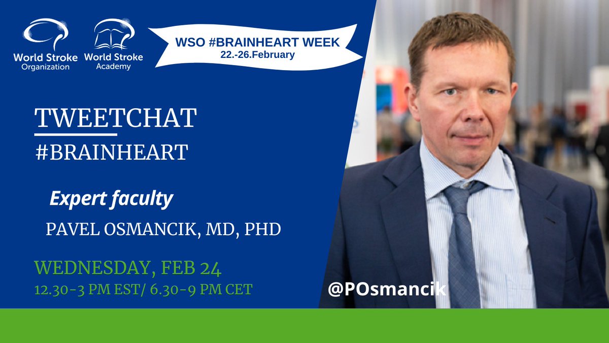 World Stroke Org (@worldstrokeorg) on Twitter photo Dr. Pavel Osmancik <a href="/POsmancik/">Pavel Osmancik</a> - #Cardiocenter, University Hospital Kralovske Vinohrady & <a href="/CharlesUniPRG/">Charles University</a> 🇨🇿- will join our #brainheart Tweetchat.
He is #PI of the #PRAGUE17 study: LAAC vs. #NOACs in Atrial Fibrillation, published <a href="/JACCJournals/">JACC Journals</a> in 2020👇 jacc.org/doi/abs/10.101… Dr. Pavel Osmancik <a href="/POsmancik/">Pavel Osmancik</a> - #Cardiocenter, University Hospital Kralovske Vinohrady & <a href="/CharlesUniPRG/">Charles University</a> 🇨🇿- will join our #brainheart Tweetchat.
He is #PI of the #PRAGUE17 study: LAAC vs. #NOACs in Atrial Fibrillation, published <a href="/JACCJournals/">JACC Journals</a> in 2020👇 jacc.org/doi/abs/10.101…