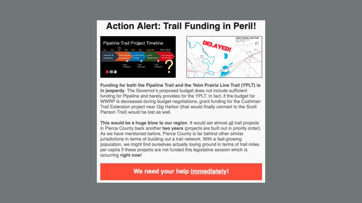 Active Transportation Community of Interest (ATCOI) partner ForeverGreen Trails shares its latest newsletter. #puyallupwater
bit.ly/3pM24vv