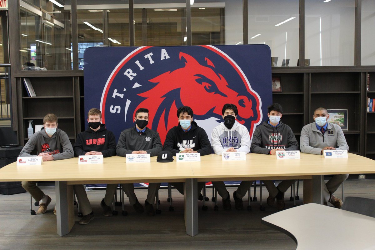 Senior signing day ceremonies are always the highlight of the year for the Mustang Baseball Program as seven members of the Class of 2021 officially made their college choices this afternoon. #SRBaseball