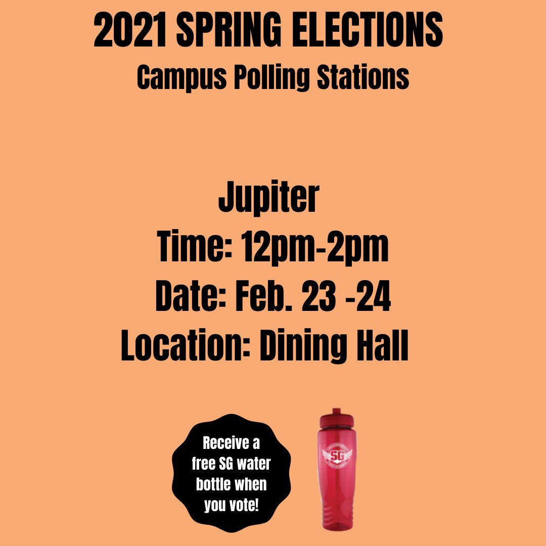 jupfausg's tweet photo. Voting officially opened today and end tomorrow at midnight. Make sure you vote before it’s too late!!! You can vote in front of the dining hall tomorrow from 12pm-2pm or on Owl Central! https://t.co/2ZNijtagd8 https://t.co/AjSuQnOYiA