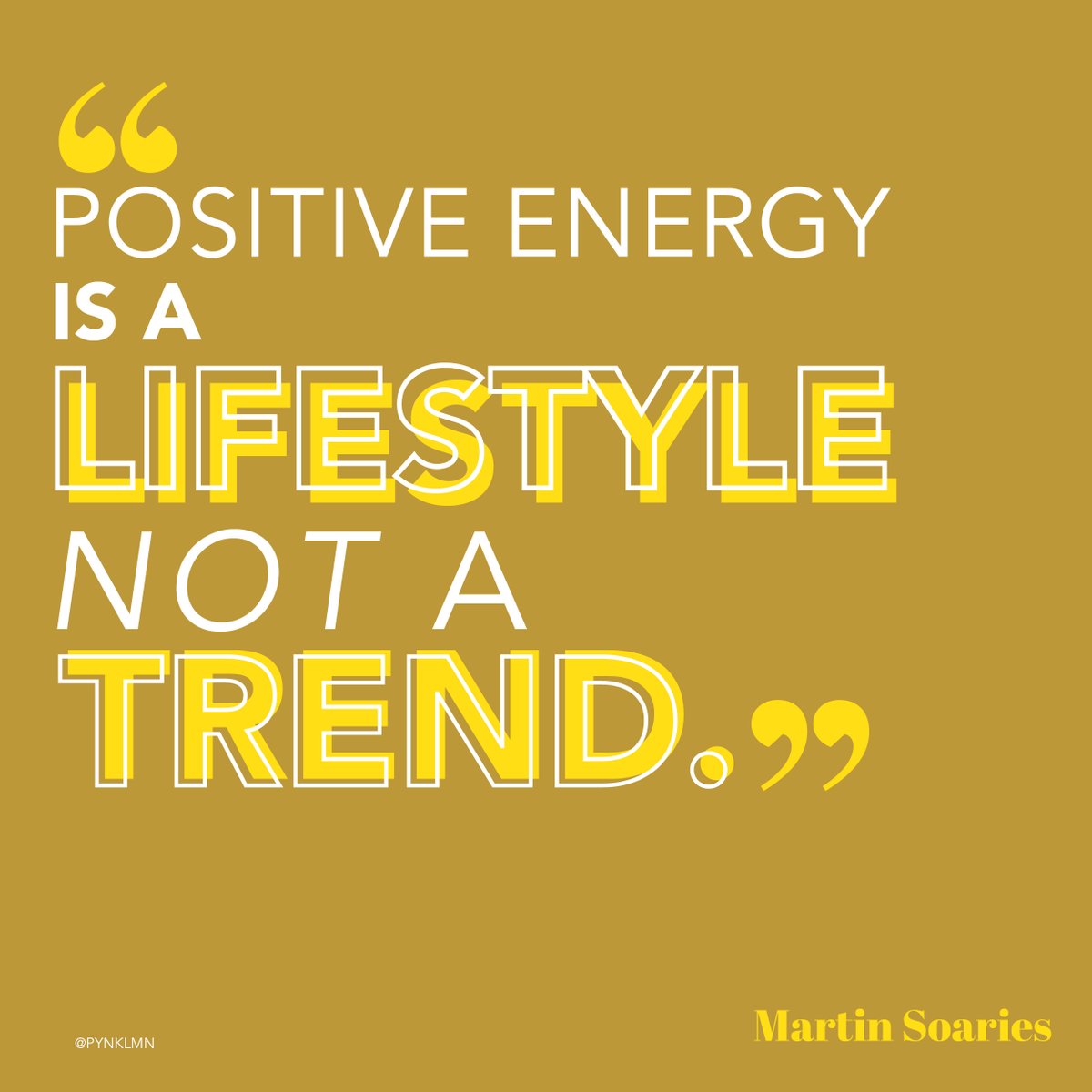 pynklmn's tweet photo. Positive energy requires work, it requires attentiveness, and it requires care. Treat it as such and watch it grow. ๐ฑ
CC: @marsoaries
#PYNKLMN #MartinSoaries #Help1Self #Growth #PositiveEnergy https://t.co/6boXCJr1vF