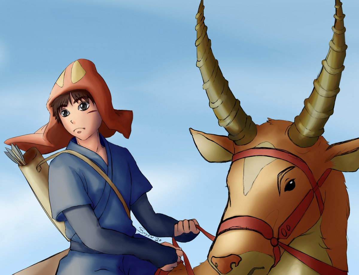 Xuenbox's tweet photo. #Fanart of Prince Ashitaka
See the full piece on
https://t.co/HcJMUCmRHo

#princessmononoke #ashitaka
#anime #manga #japan #weeb #weebs #HayaoMiyazaki #Hayao #FANART #FanArtFriday #PrincessMononoke #Ghibli #San #もののけ姫 #サン https://t.co/wAkA2HF4H5