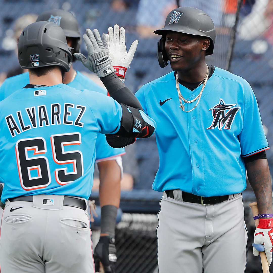 Talkin' Baseball on X: Their uniforms are the worst in baseball. -Trevor  Plouffe on the Miami Marlins Agree or disagree?  / X