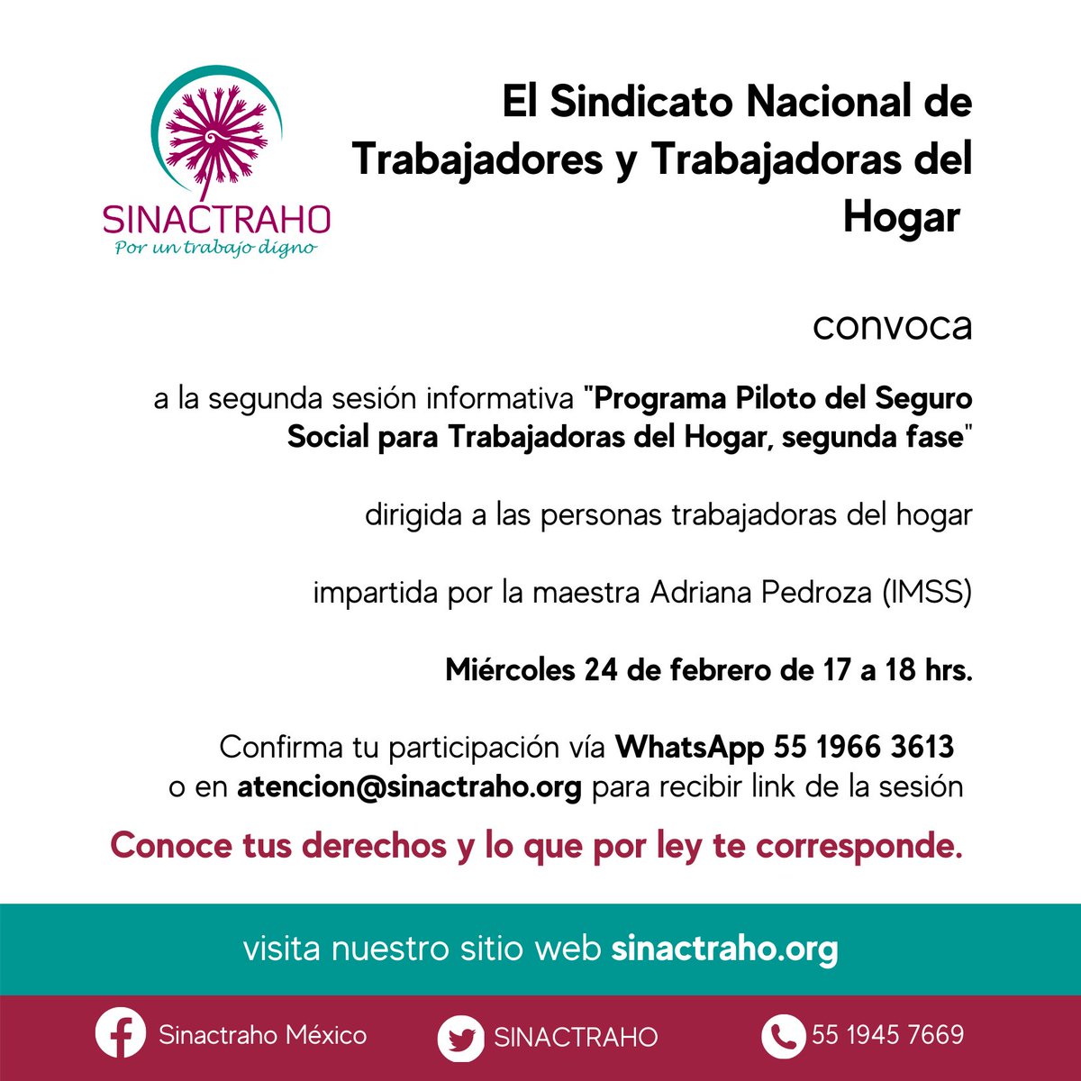 SINACTRAHO tweet media