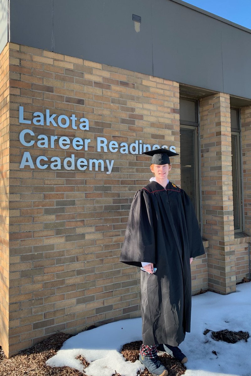 LakotaAcademy's tweet photo. Congrats to Levi, our newest graduate!!! https://t.co/H2qqRu9wlr