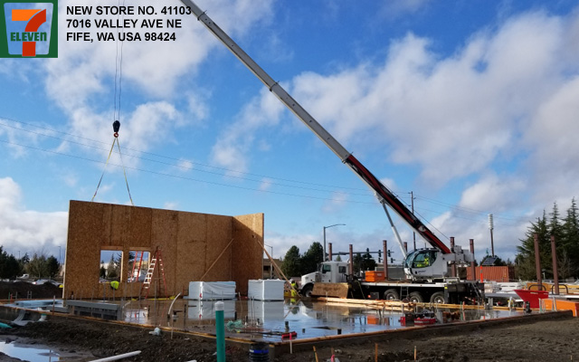 GS_NW's tweet image. Beautiful day to set some @PremierSIPs for the newest @7eleven in Fife, WA.