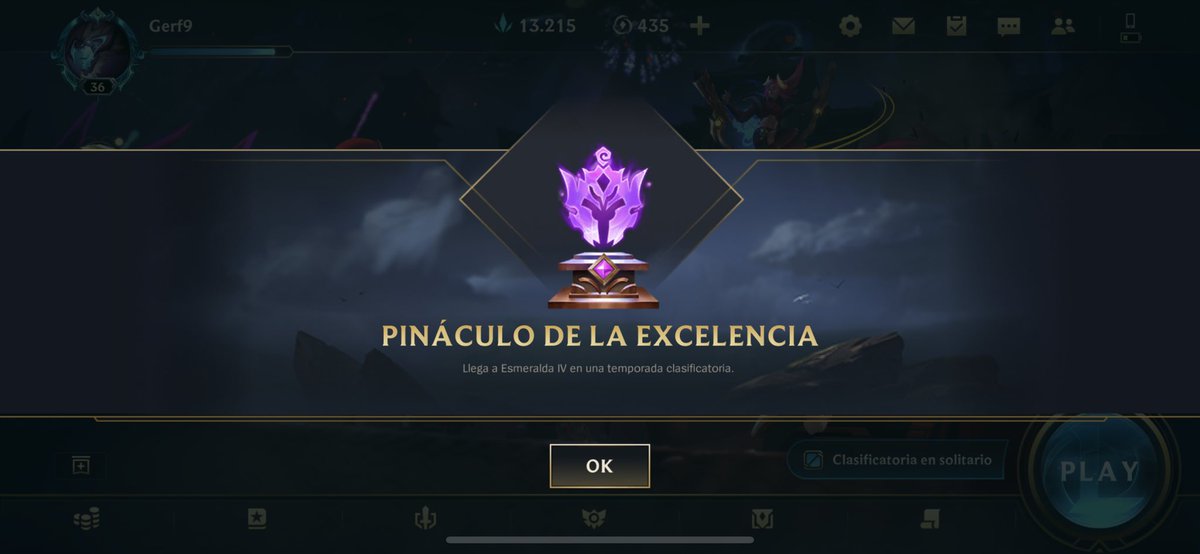 Gerf_9's tweet photo. Contra todo pronostico 😍 Road to diamante https://t.co/kB3HfyJ7WD